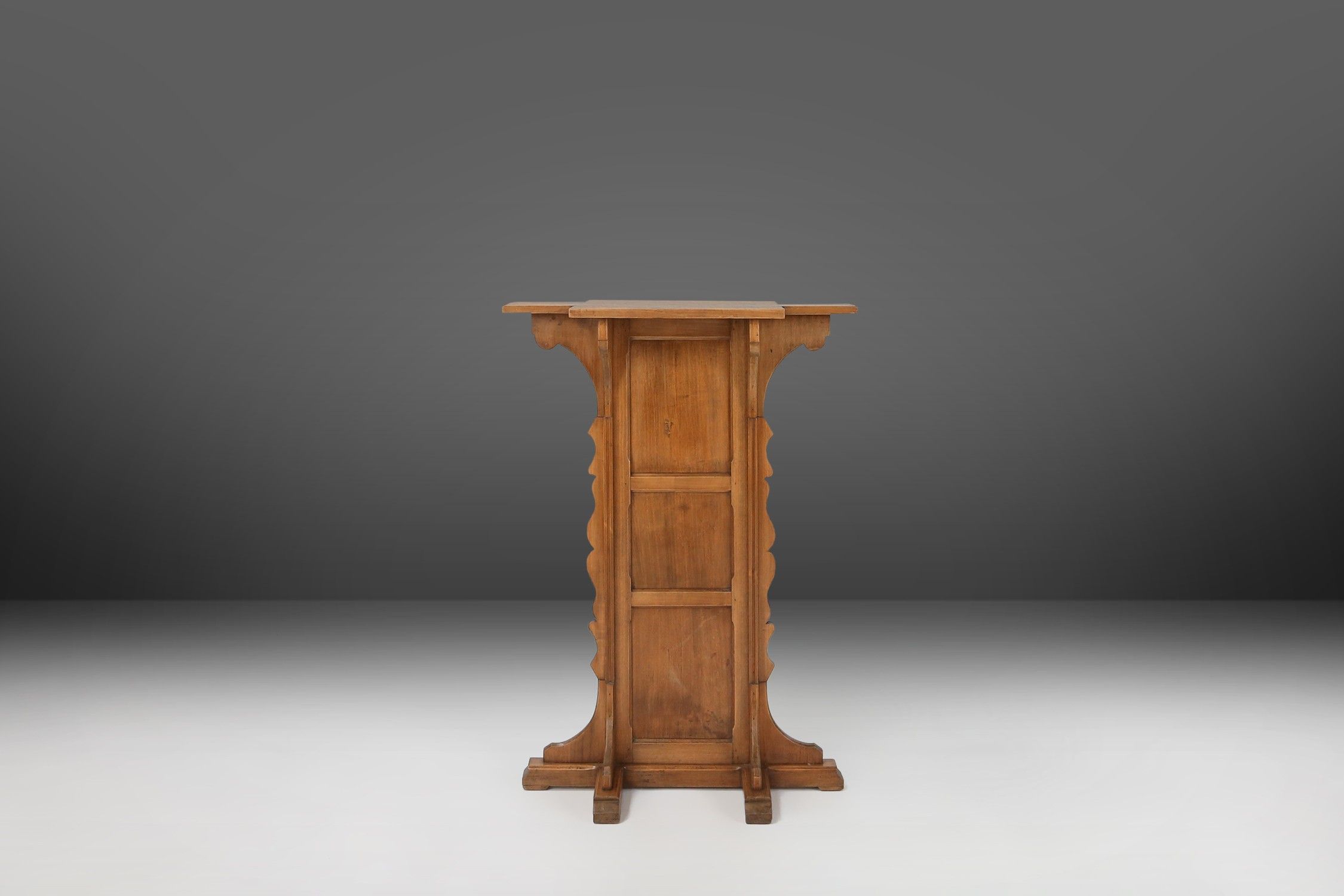 Church Console in solid wood, France ca. 1900thumbnail